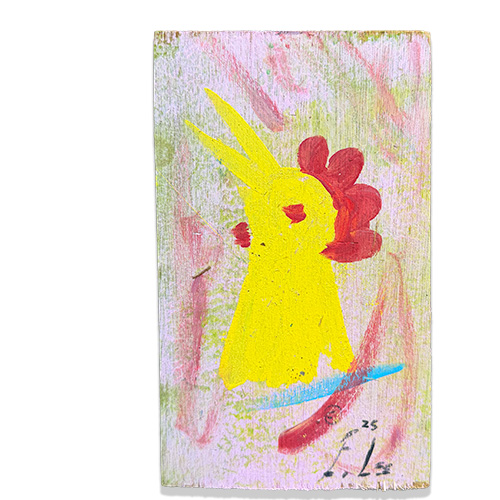 Ernest Lee 6 x 10 Yellow Chicken Head WP6432